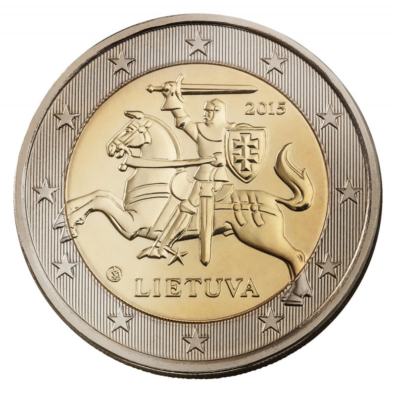 Litauische Euro-Münze: 2 Euro