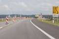 Autobahnbaustelle in Litauen