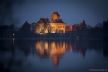 Wasserburg von Trakai bei Nacht